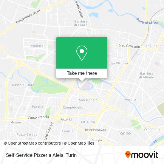 Self-Service Pizzeria Aleia map