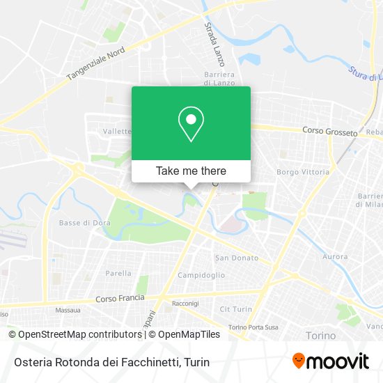 Osteria Rotonda dei Facchinetti map