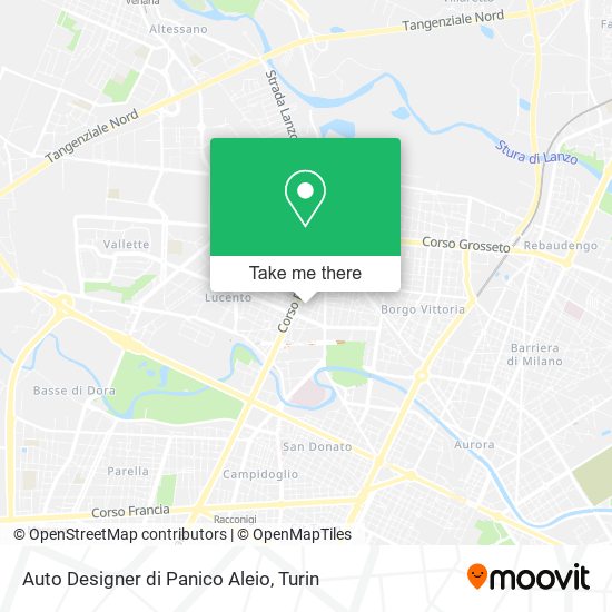 Auto Designer di Panico Aleio map