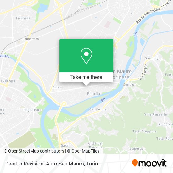 Centro Revisioni Auto San Mauro map