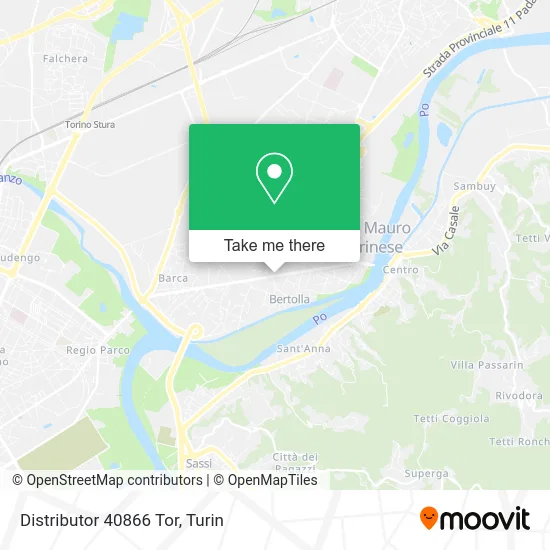 Distributor 40866 Tor map