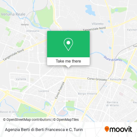 Agenzia Berti di Berti Francesca e C map