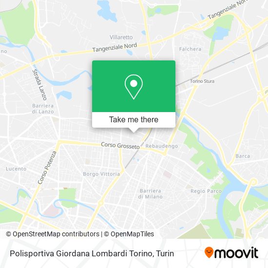 Polisportiva Giordana Lombardi Torino map