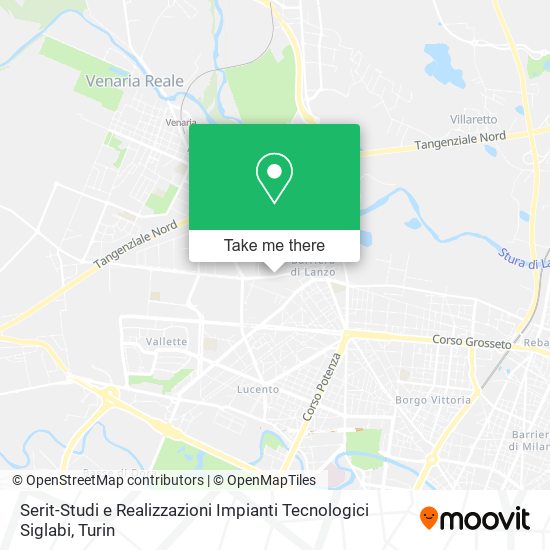Serit-Studi e Realizzazioni Impianti Tecnologici Siglabi map
