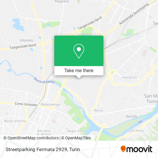 Streetparking Fermata 2929 map