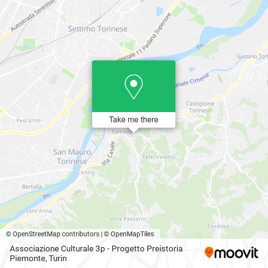 Associazione Culturale 3p - Progetto Preistoria Piemonte map