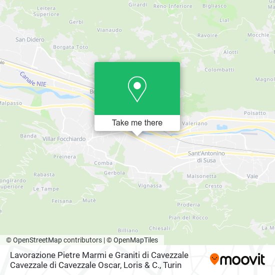 Lavorazione Pietre Marmi e Graniti di Cavezzale Cavezzale di Cavezzale Oscar, Loris & C. map