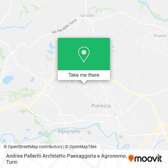 Andrea Pelleriti Architetto Paesaggista e Agronomo map