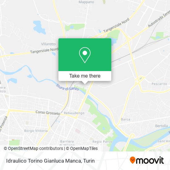 Idraulico Torino Gianluca Manca map