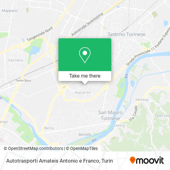 Autotrasporti Amateis Antonio e Franco map