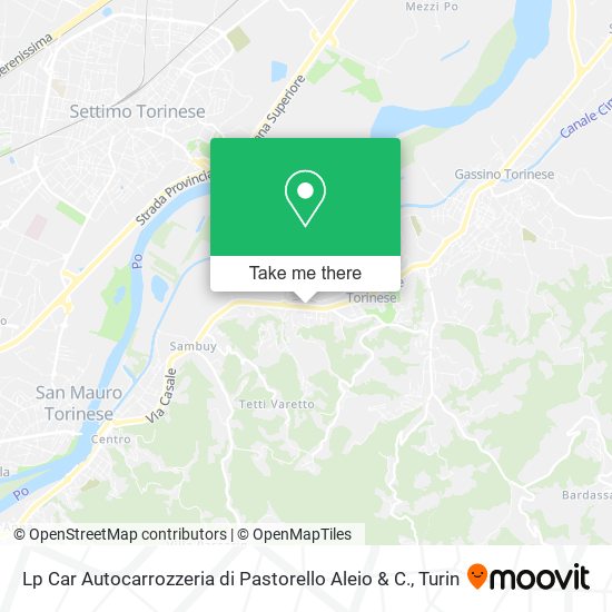 Lp Car Autocarrozzeria di Pastorello Aleio & C. map