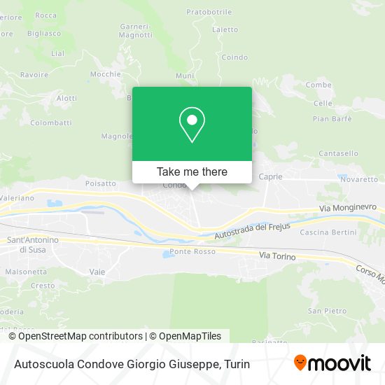 Autoscuola Condove Giorgio Giuseppe map