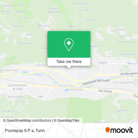 Postepay S P a map