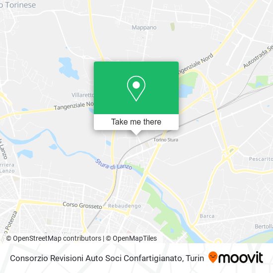 Consorzio Revisioni Auto Soci Confartigianato map
