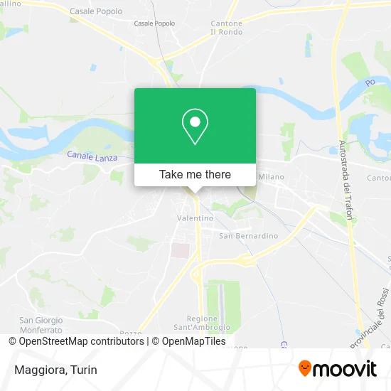 Maggiora map