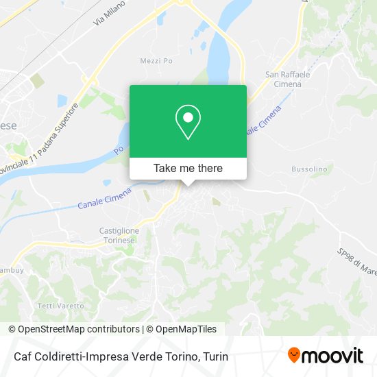 Caf Coldiretti-Impresa Verde Torino map