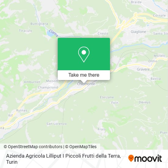 Azienda Agricola Lilliput I Piccoli Frutti della Terra map