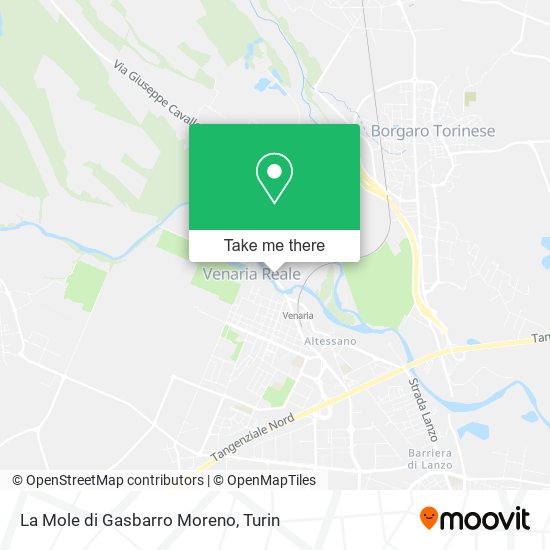 La Mole di Gasbarro Moreno map