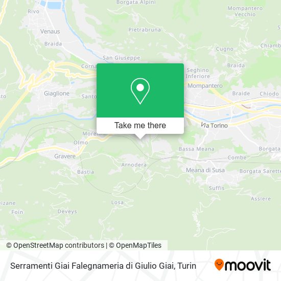 Serramenti Giai Falegnameria di Giulio Giai map