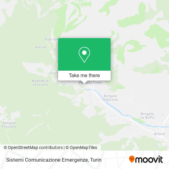 Sistemi Comunicazione Emergenze map