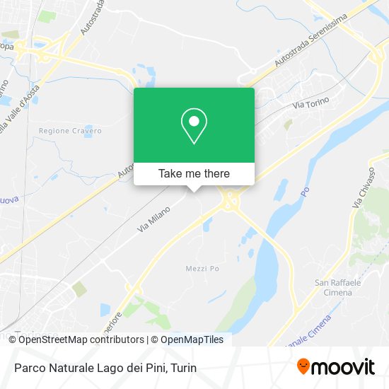 Parco Naturale Lago dei Pini map