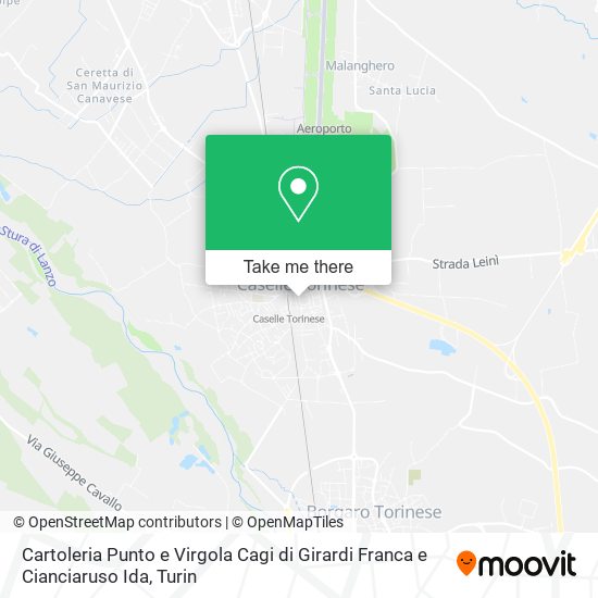 Cartoleria Punto e Virgola Cagi di Girardi Franca e Cianciaruso Ida map