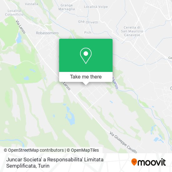 Juncar Societa' a Responsabilita' Limitata Semplificata map