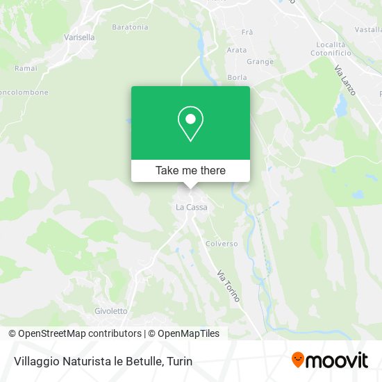 Villaggio Naturista le Betulle map