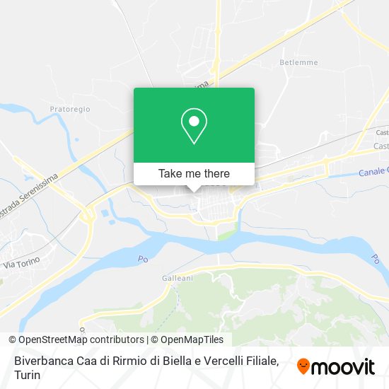 Biverbanca Caa di Rirmio di Biella e Vercelli Filiale map