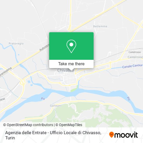 Agenzia delle Entrate - Ufficio Locale di Chivasso map