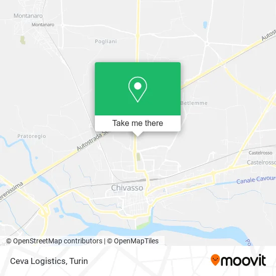 Ceva Logistics map