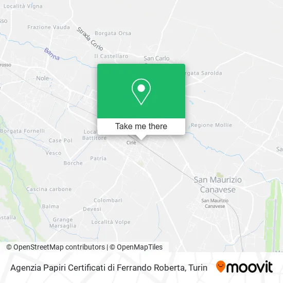 Agenzia Papiri Certificati di Ferrando Roberta map