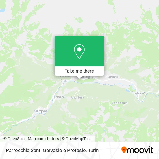 Saints Gervasio and Protasio Parish map