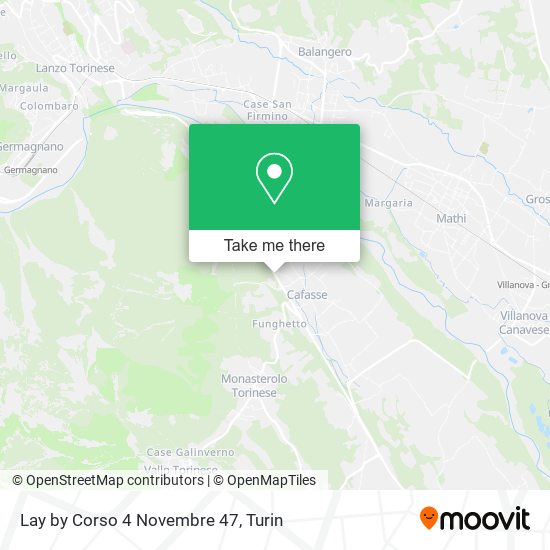 Lay by Corso 4 Novembre 47 map