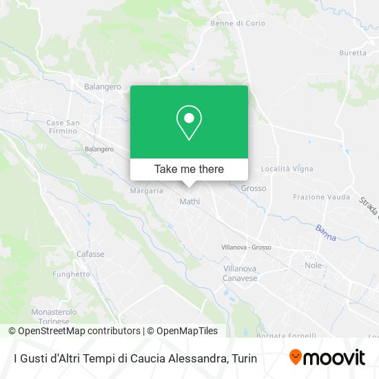 I Gusti d'Altri Tempi di Caucia Alessandra map