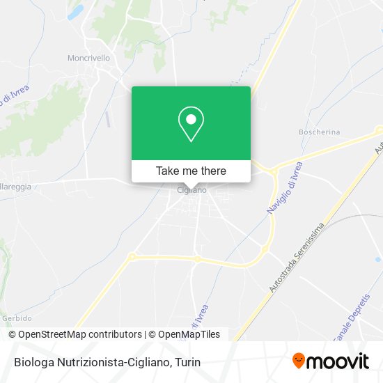 Biologa Nutrizionista-Cigliano map