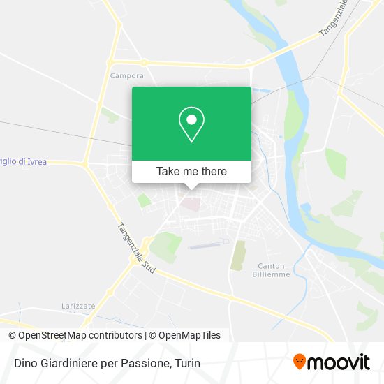 Dino Giardiniere per Passione map