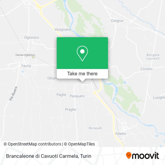 Brancaleone di Cavuoti Carmela map