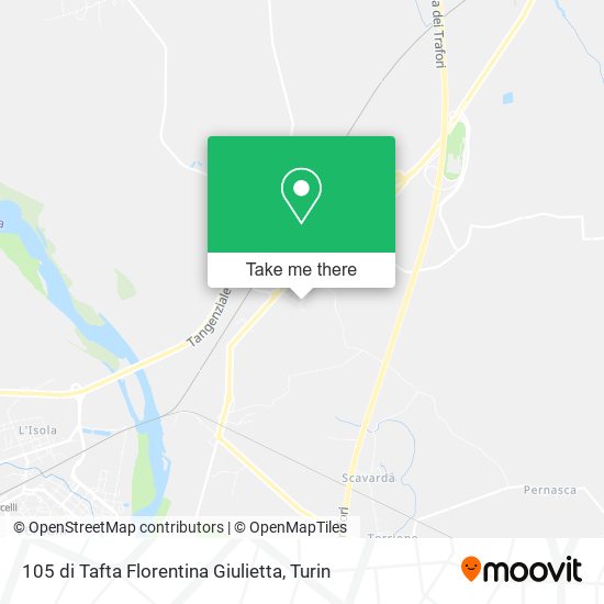 105 di Tafta Florentina Giulietta map