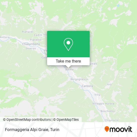 Formaggeria Alpi Graie map