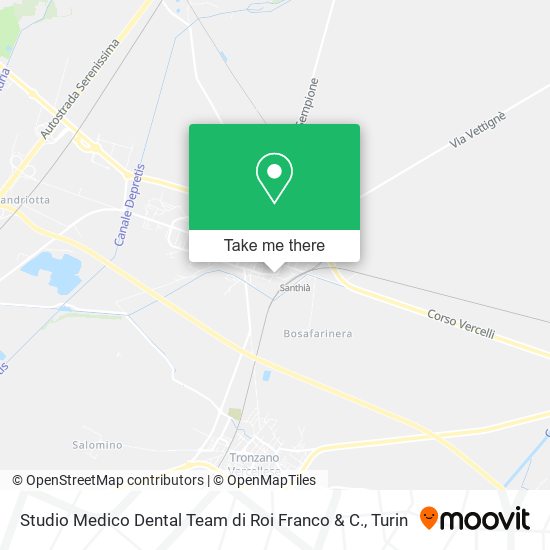 Studio Medico Dental Team di Roi Franco & C. map