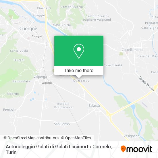 Autonoleggio Galati di Galati Lucimorto Carmelo map