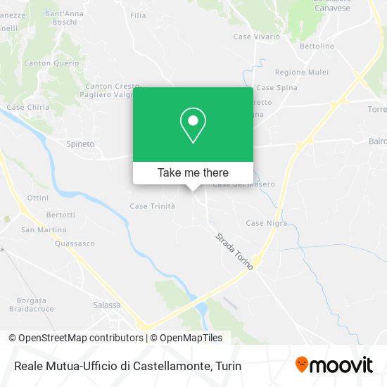 Reale Mutua-Ufficio di Castellamonte map