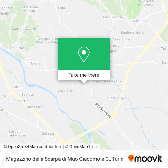 Magazzino della Scarpa di Muo Giacomo e C. map