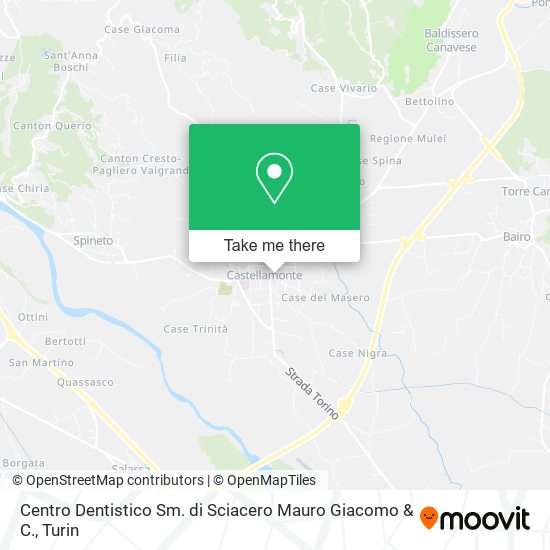 Centro Dentistico Sm. di Sciacero Mauro Giacomo & C. map