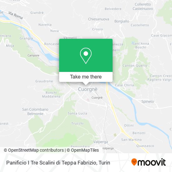 Panificio I Tre Scalini di Teppa Fabrizio map