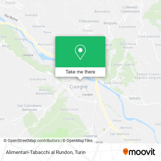 Alimentari-Tabacchi al Rundon map