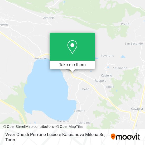 Viver One di Perrone Lucio e Kaloianova Milena Sn map