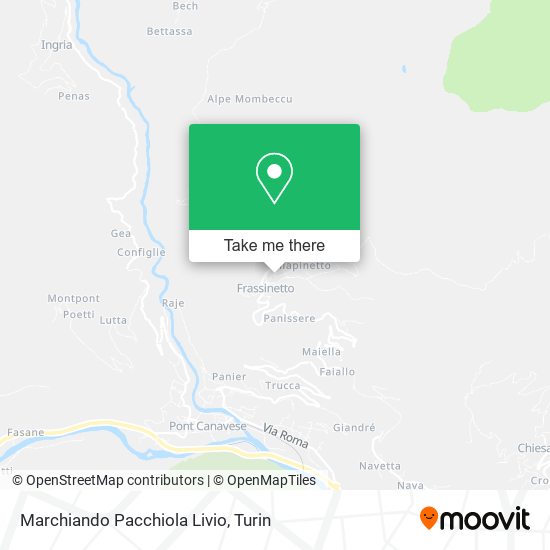 Marchiando Pacchiola Livio map