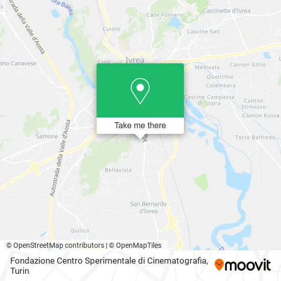 Fondazione Centro Sperimentale di Cinematografia map